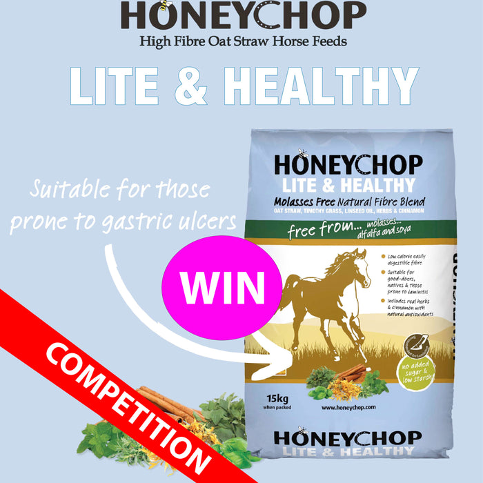 COMPETITION - WIN a 15kg Bag of HONEYCHOP LITE & HEALTHY HORSE FEED