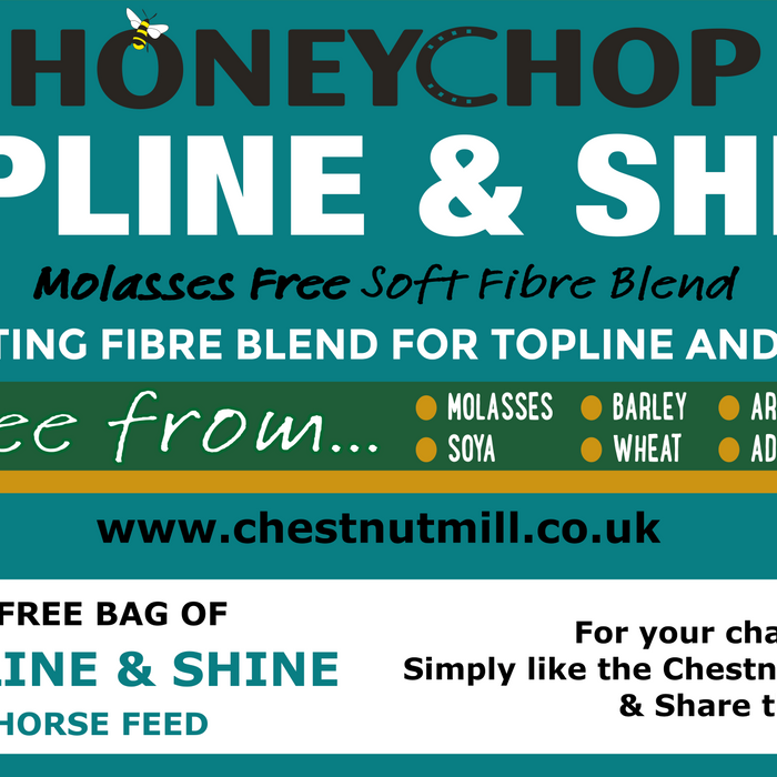 COMPETITION - Win a Free Bag of Honeychop Topline & Shine Horse Feed