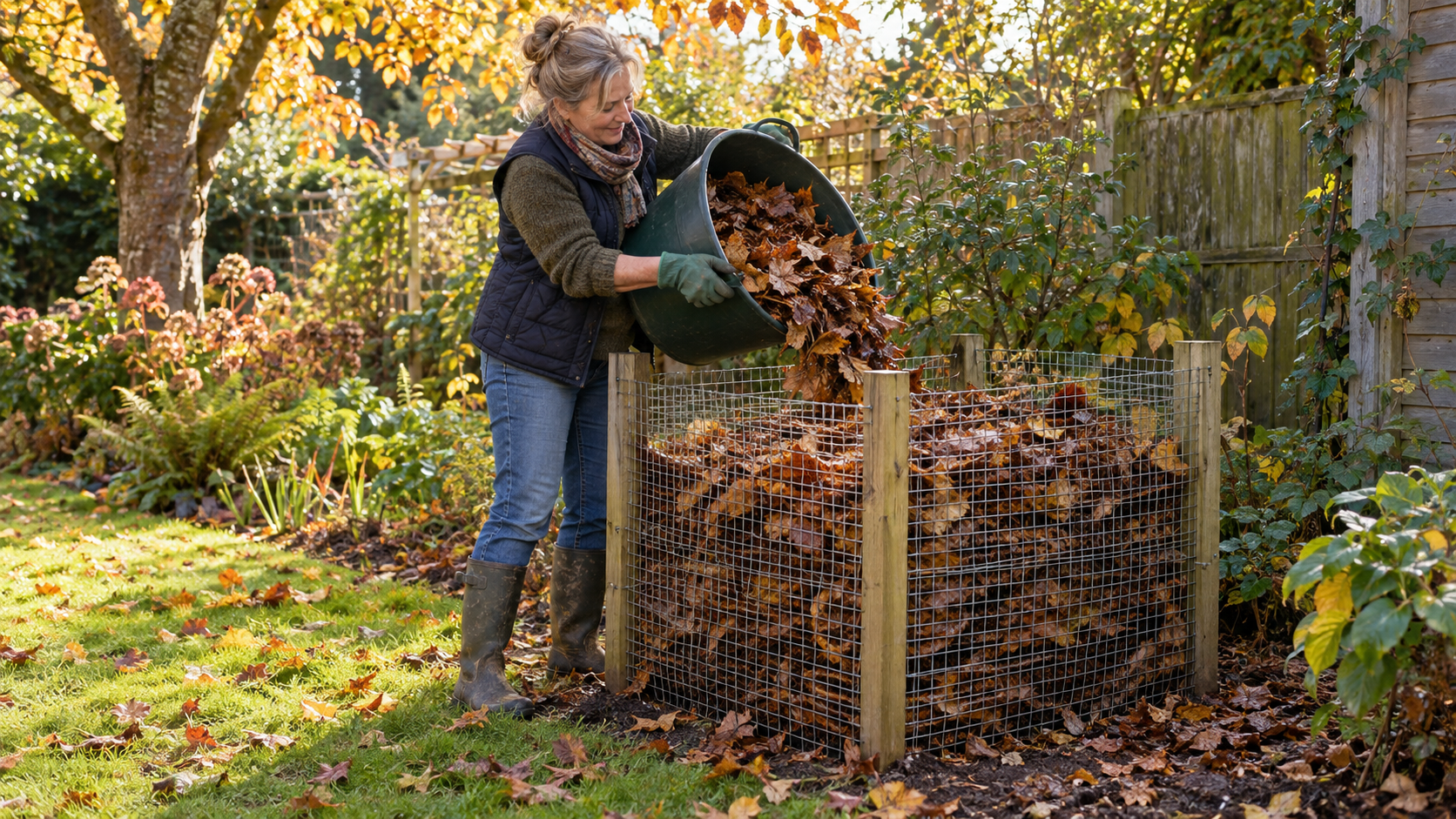 How to Make Leaf Mould from Autumn Leaves