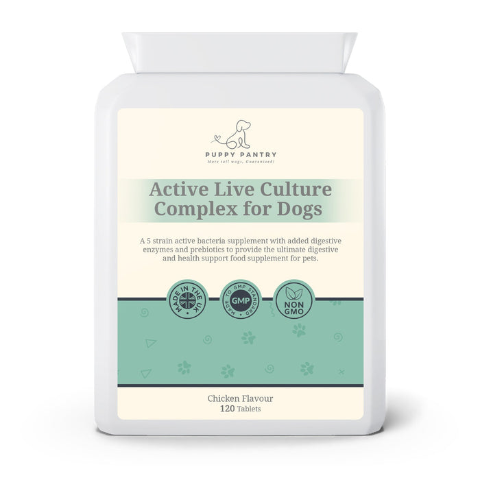 Gut Health Tablets – Chicken (120 Pack)
With probiotics, prebiotics & enzymes for digestive support