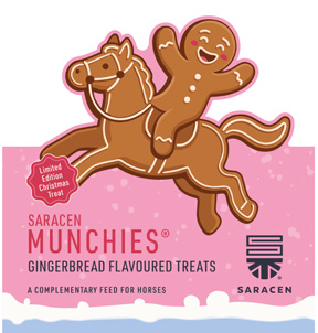 Saracen Christmas Gingerbread Munchies Horse Treats – 1.8kg