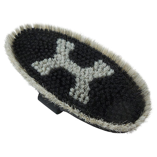 Haas Cavaliere Body Brush – Medium Horsehair for Everyday Grooming - SUMMER SPECIAL OFFER - 13% OFF