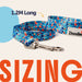 Doodlecat cat lead size guide showing 1.2 metre length