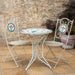 Ascalon Floral Mosaic 3 Piece Garden Bistro Set – Cream
