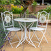 Ascalon Citrus Mosaic 3 Piece Garden Bistro Set – White