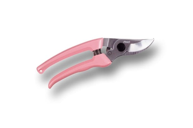ARS Garden Secateurs – 19mm Cut, 184mm, Pink Grip (130DX-P)