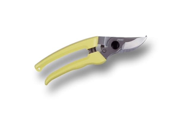 ARS Garden Secateurs – 19mm Cut, 184mm, Yellow Grip (130DX-Y)