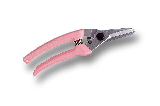 ARS Multi-Purpose Secateurs – Straight Blade, 184mm, Pink Grip (140DX-P)