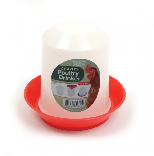 Stockshop Gravity Poultry Drinker 3L - product image 2