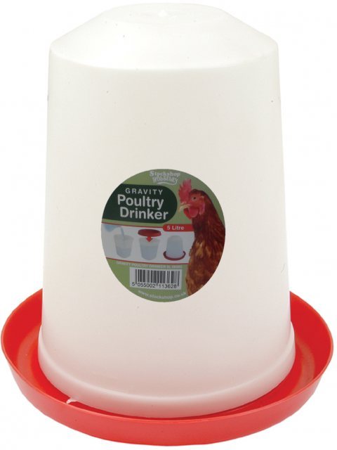 Stockshop Gravity Poultry Drinker 5L - product image 1