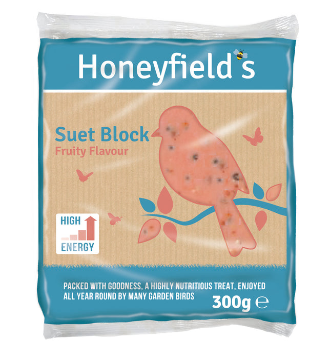 Honeyfield Suet Fruity Block 10x 300g
