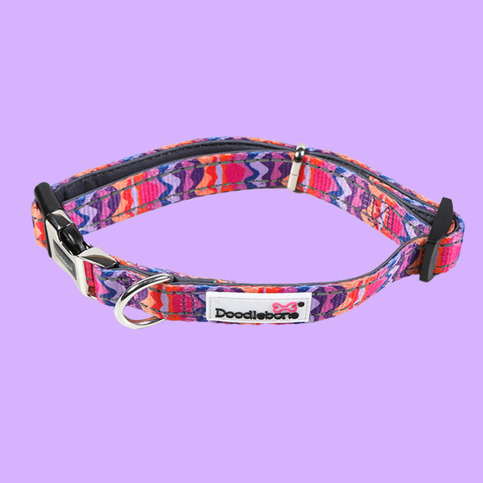 Doodlebone Padded Dog Collar  - Various Colours & Sizes