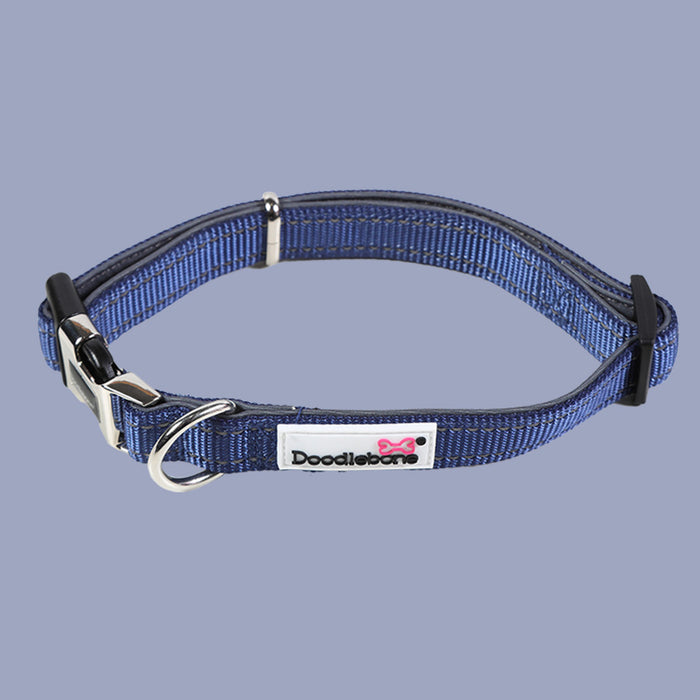 Doodlebone Padded Dog Collar  - Various Colours & Sizes
