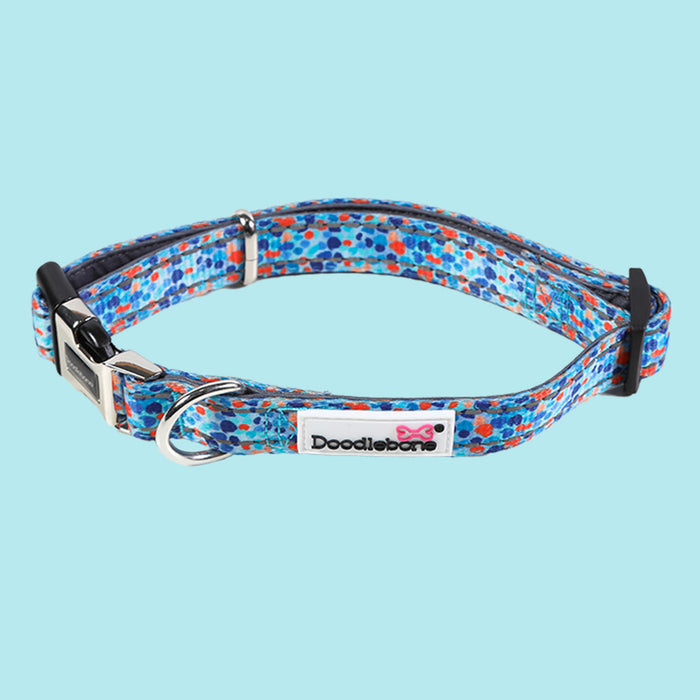 Doodlebone Padded Dog Collar  - Various Colours & Sizes
