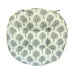 Cream Linen Look cushion option for Ascalon Spiral Mosaic 3 Piece Garden Bistro Set – Dark Blue