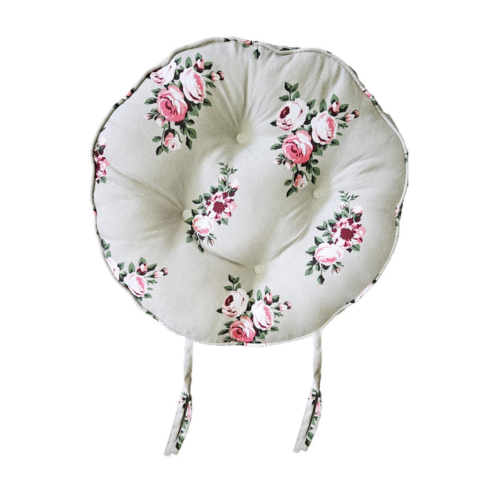 Stone Rose cushion option for Ascalon Azura Mosaic 3 Piece Garden Bistro Set – Light Blue