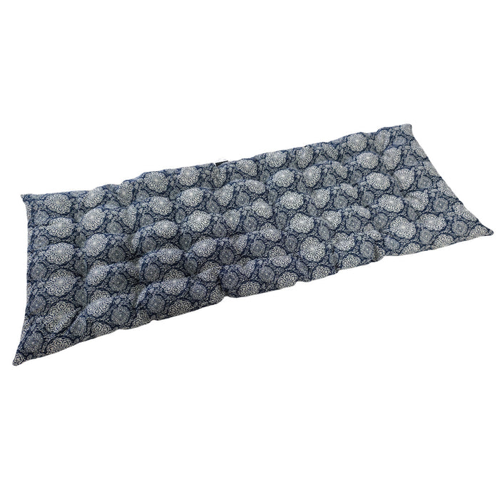 Celtic Blue cushion option for Ascalon Aquitaine Peacock Metal Garden Bench – Sage Green