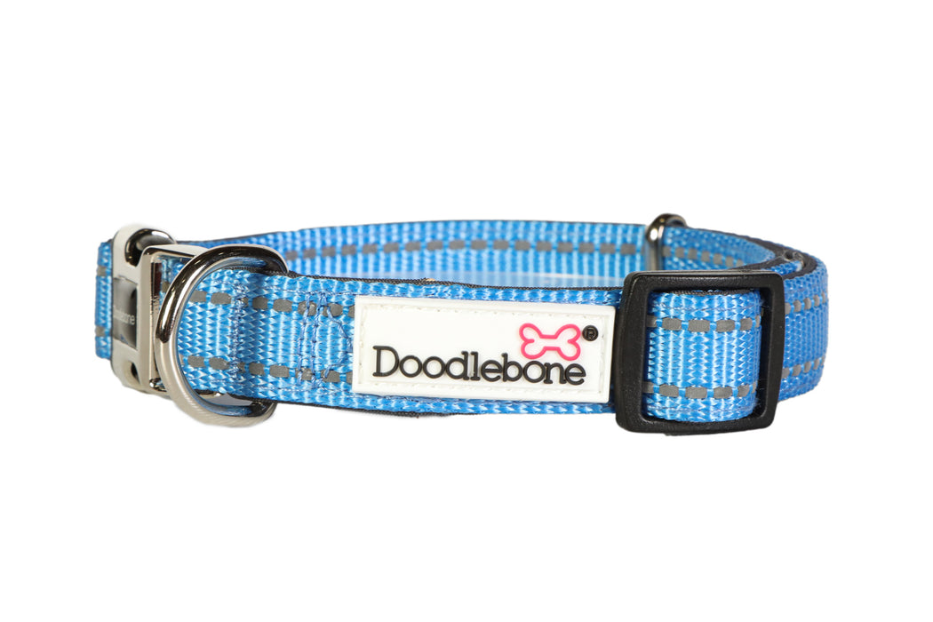 Doodlebone Padded Dog Collar  - Various Colours & Sizes