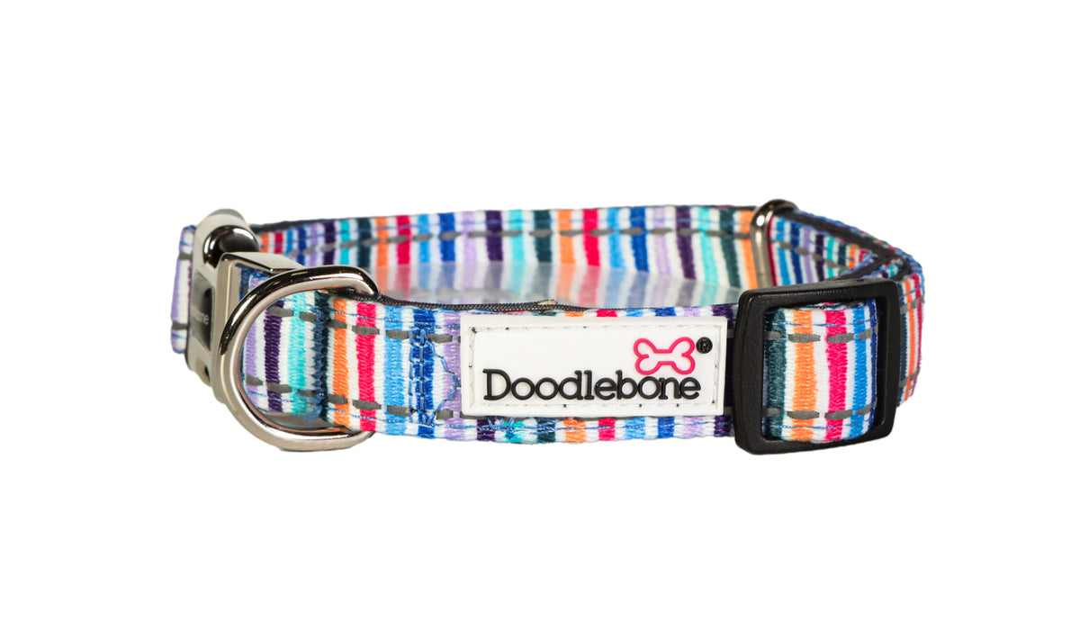 Doodlebone Padded Dog Collar  - Various Colours & Sizes