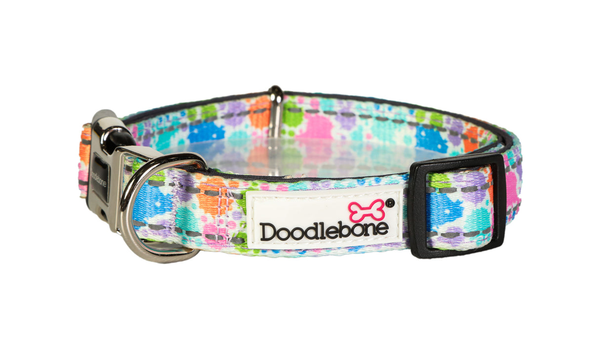 Doodlebone Padded Dog Collar  - Various Colours & Sizes
