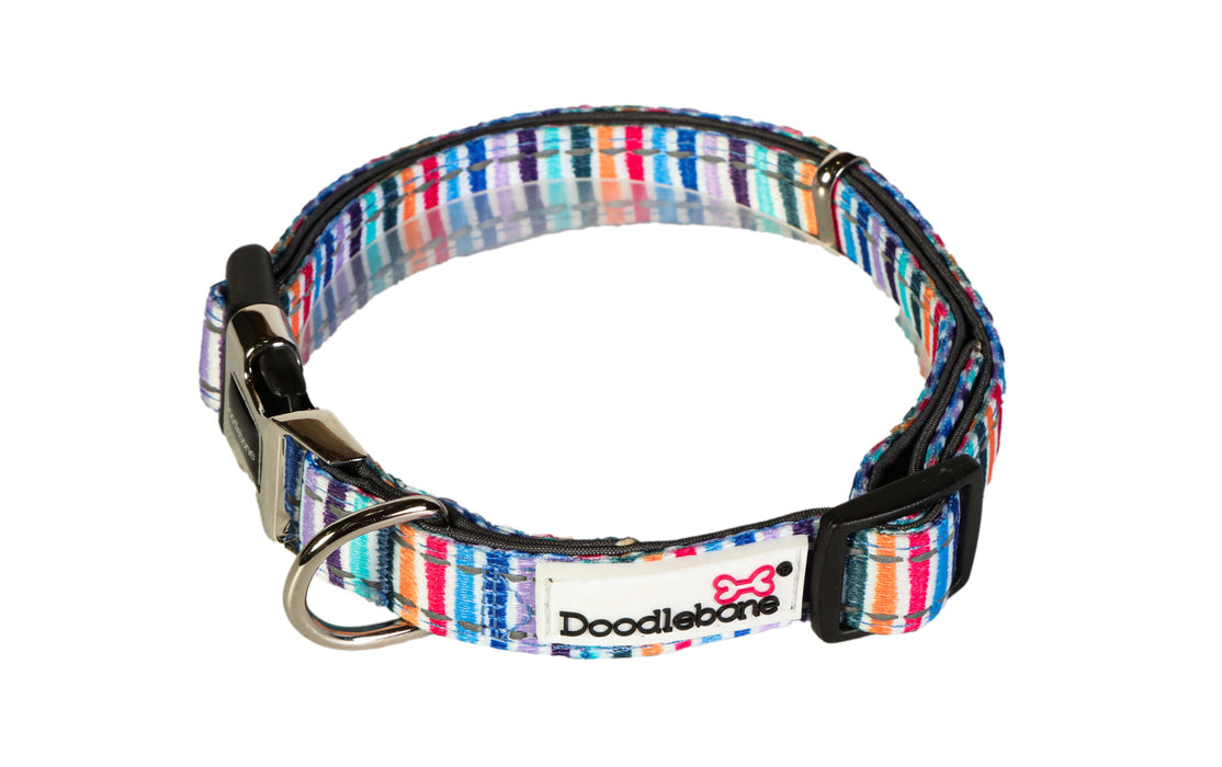 Doodlebone Padded Dog Collar  - Various Colours & Sizes
