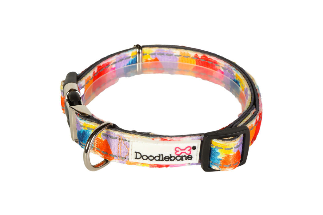 Doodlebone Padded Dog Collar  - Various Colours & Sizes