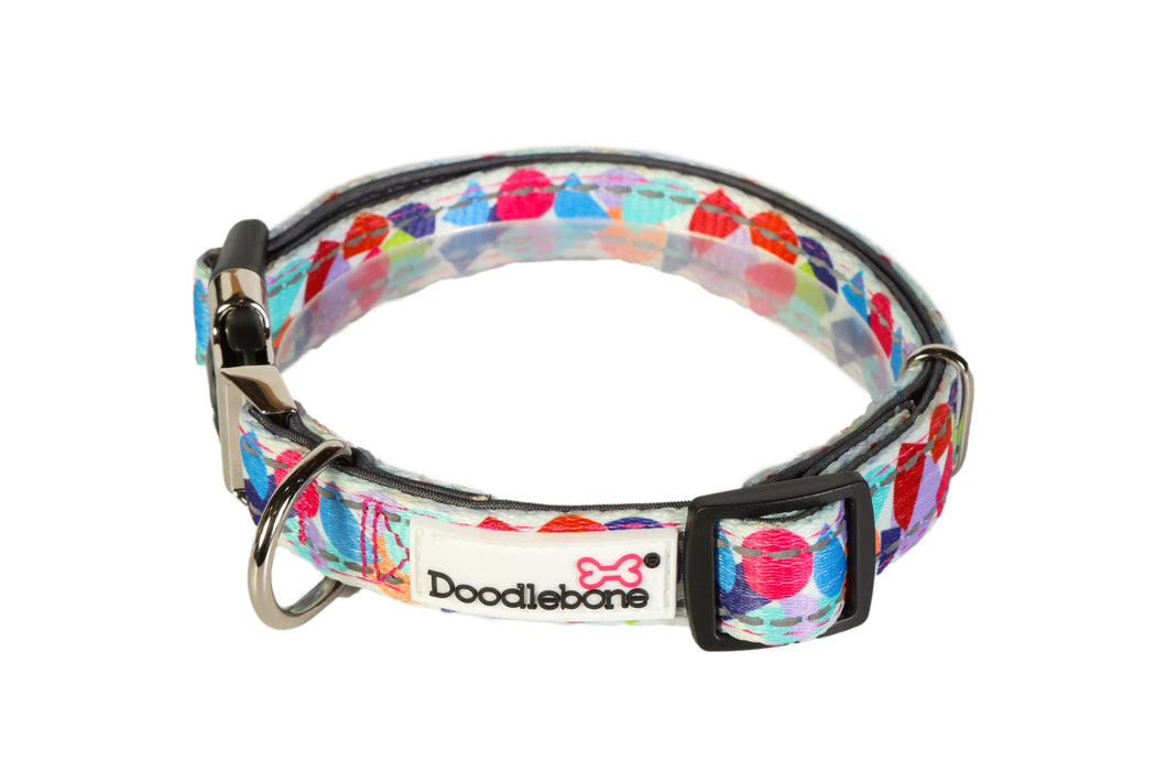 Doodlebone Padded Dog Collar  - Various Colours & Sizes