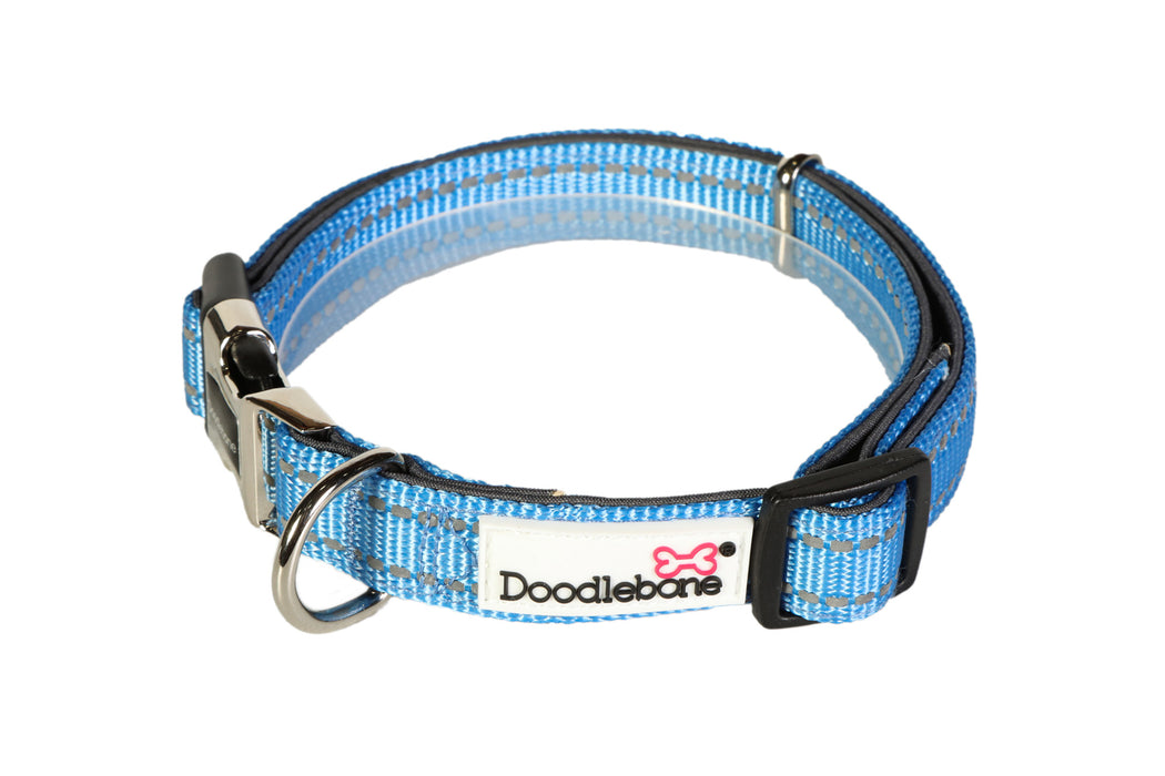 Doodlebone Padded Dog Collar  - Various Colours & Sizes