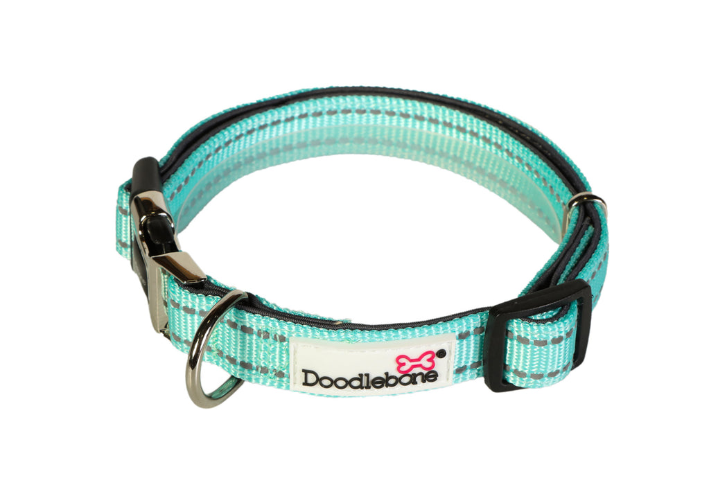Doodlebone Padded Dog Collar  - Various Colours & Sizes
