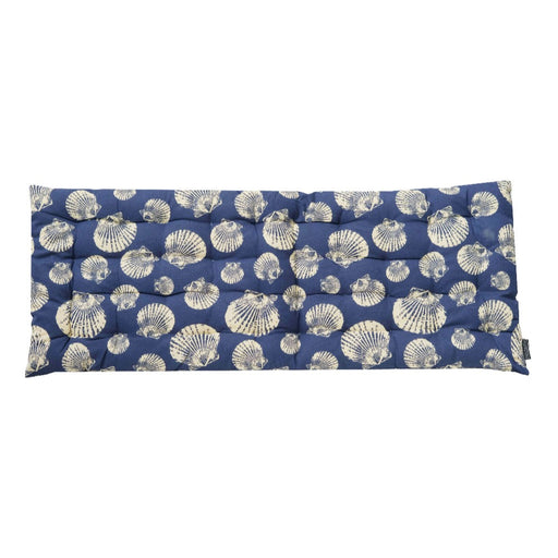 Shell Print cushion option for Ascalon Aquitaine Peacock Metal Garden Bench – Sage Green
