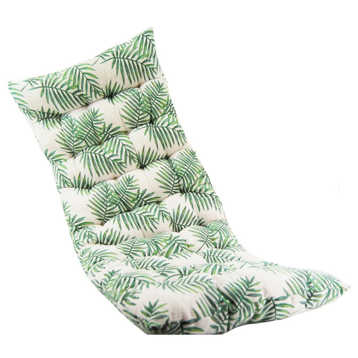 Dark Fern cushion option for Ascalon Floral Mosaic Metal Garden Bench – Cream
