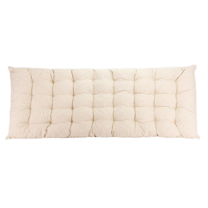 Daisy cushion option for Ascalon Floral Mosaic Metal Garden Bench – Cream