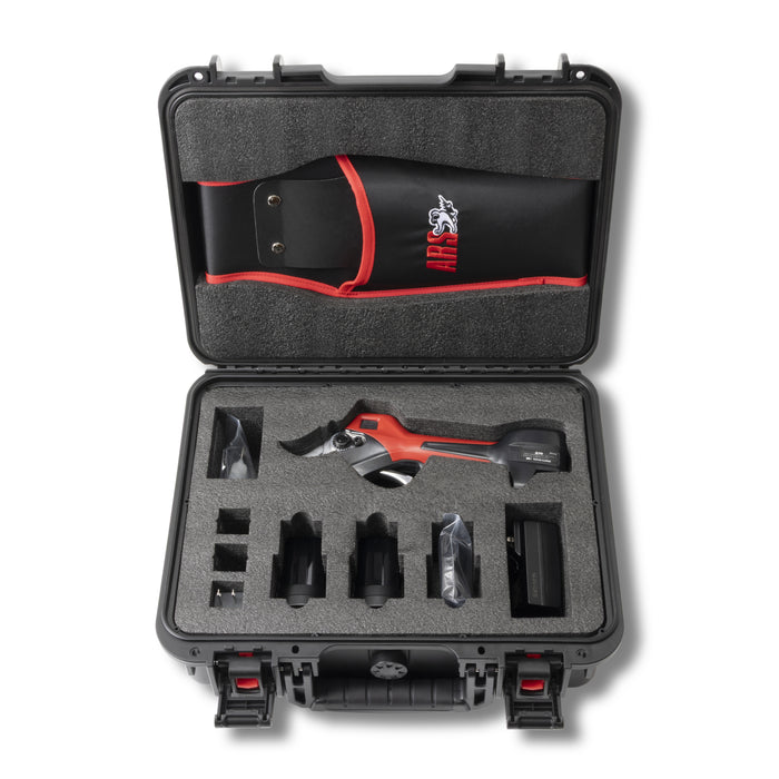 ARS EP-721 electronic secateurs case and accessories
