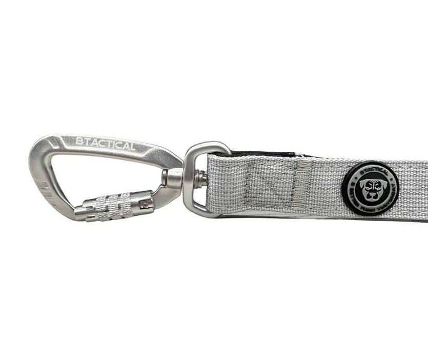 Nylon BTactical™ Carabiner Clip Lead | Misty Grey
