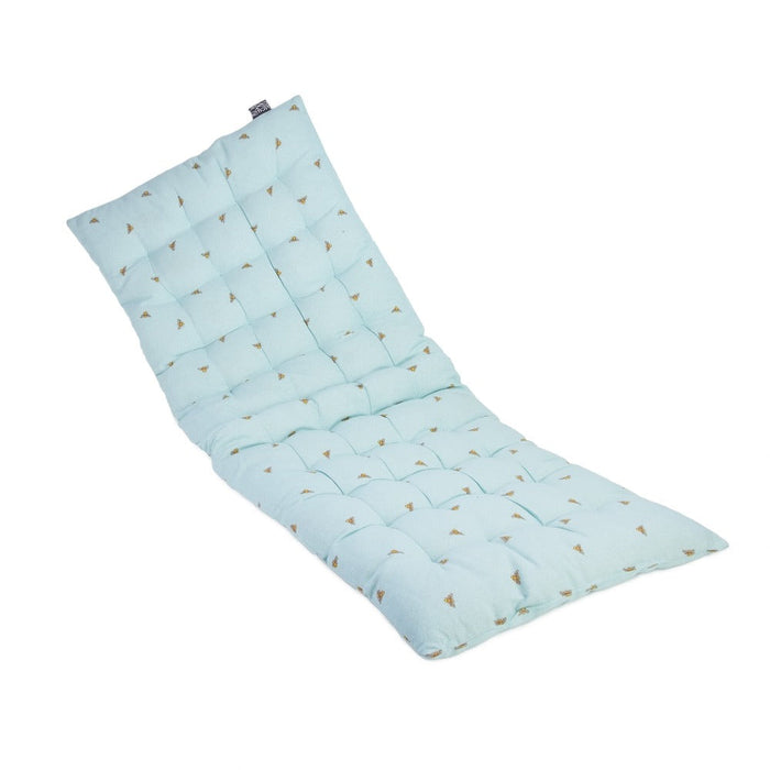 Bee cushion option for Ascalon Aquitaine Peacock Metal Garden Bench – Sage Green