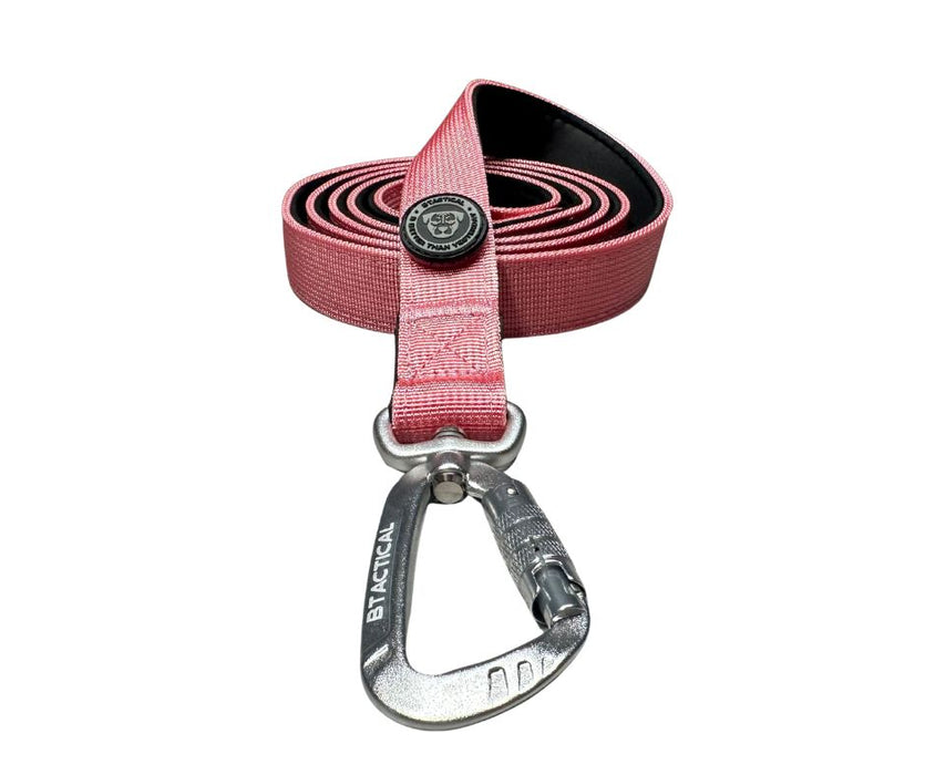 Nylon BTactical™ Carabiner Clip Lead | Pretty Pink