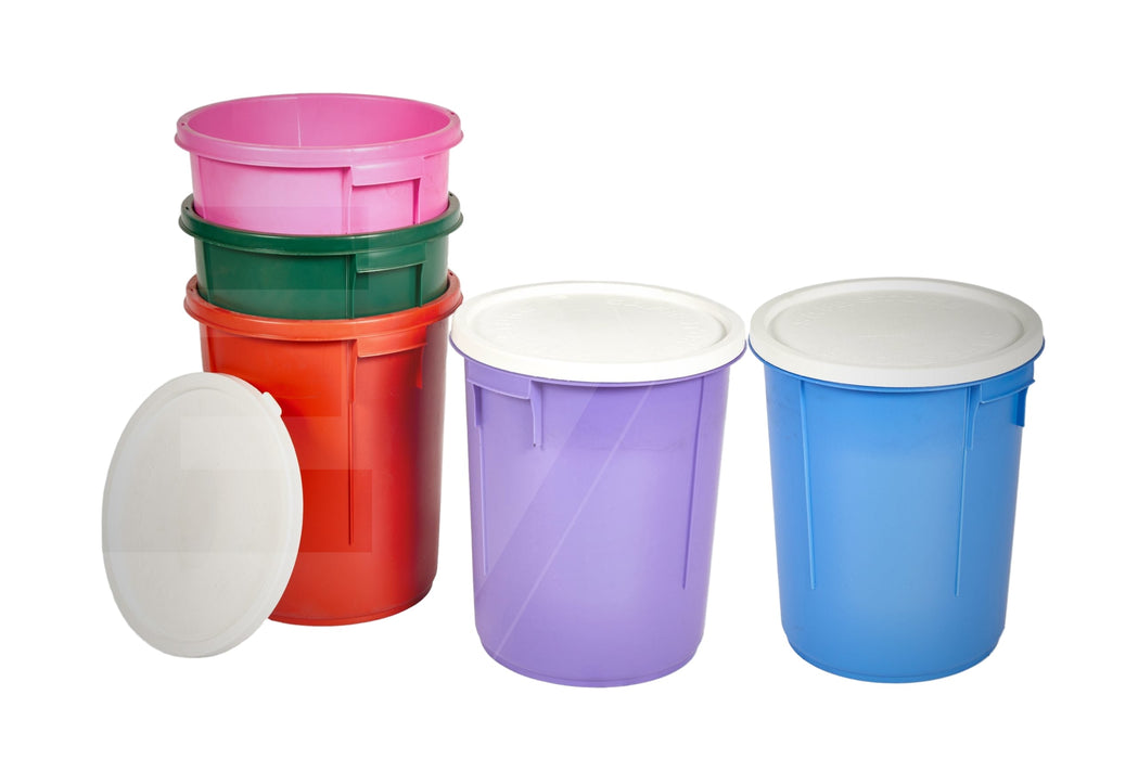 Earlswood Heavy-Duty Pet Feed Container & Lid 28L – Blue – product image 1