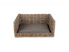 Medium Luxury Rattan Dog Sofa Bed with Cushion – view 2