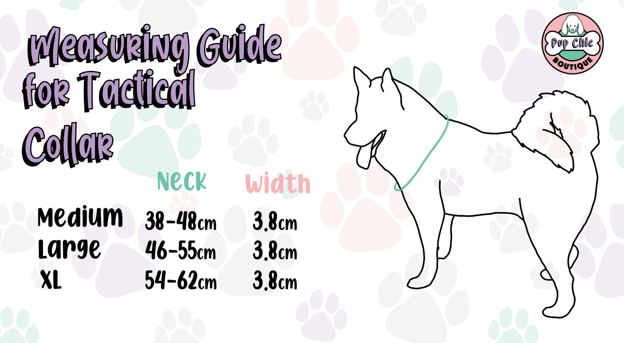 Daydreams and Unicorns Tactical Dog Collar