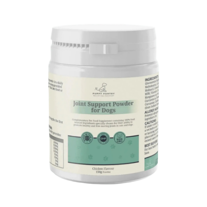 Joint Support Powder – Chicken (150g)
With glucosamine, chondroitin & MSM for mobility & comfort at all ages