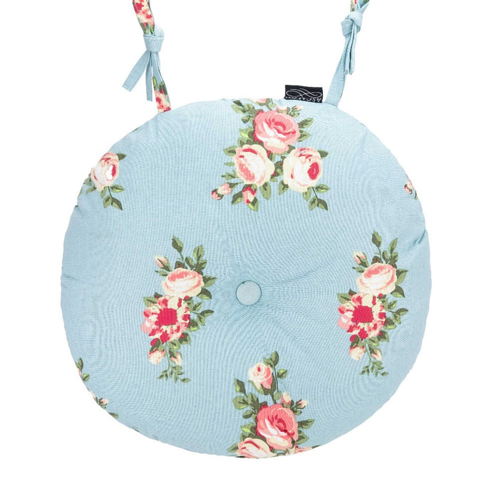 Mixed Floral cushion option for Ascalon Azura Mosaic 3 Piece Garden Bistro Set – Light Blue