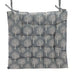 Blue Linen Look cushion option for Marlborough 5 Piece Garden Dining Set – Antique Blue Rust