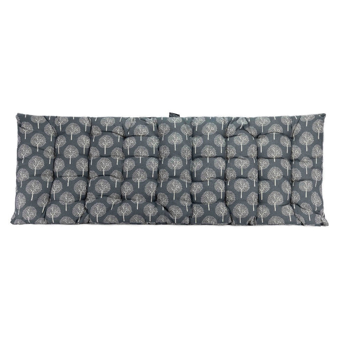 Blue Linen Look cushion option for Ascalon Aquitaine Peacock Metal Garden Bench – Sage Green