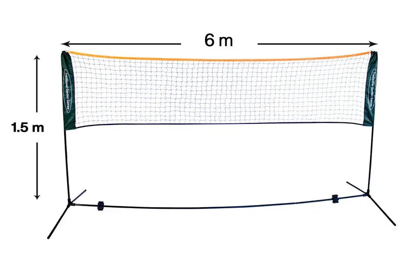 4 Player Badminton Volleyball Tennis 6m - Chestnut Mill