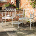 Ascalon Pemberley Metal Companion Garden Seat