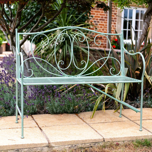 Ascalon Art Nouveau Metal Garden Bench