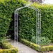 Ascalon Fairford Metal Garden Arch – Cream