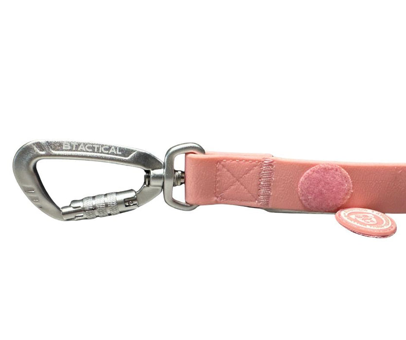 PVC BTactical™ Carabiner Clip Lead | Pastel Pink