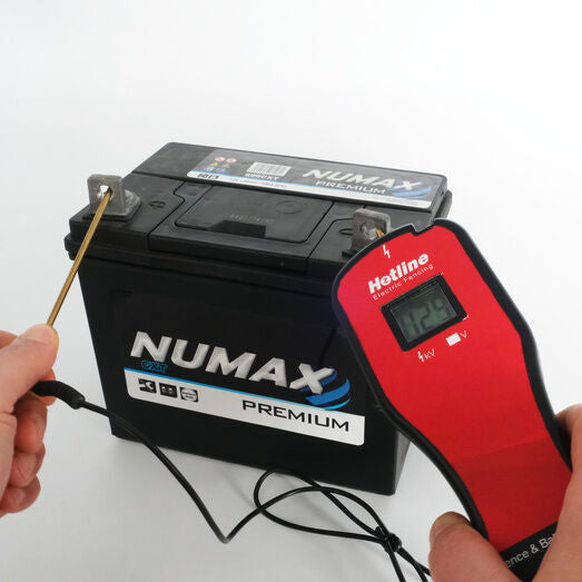 Digital volt meter for testing fencing systems plus 9v & 12volt batteries