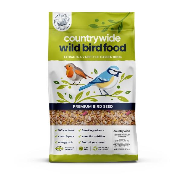 Countrywide No Mess Premium Wheat-Free Wild Bird Mix 20kg
